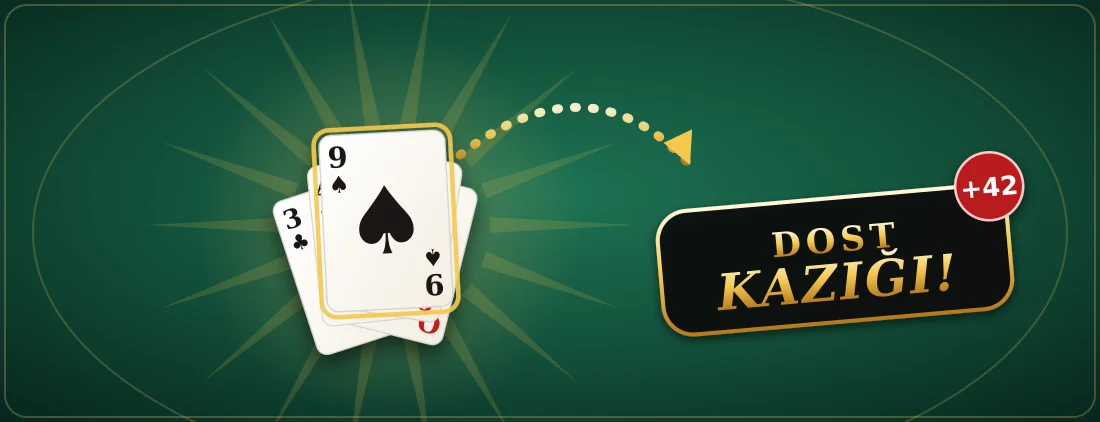 Dost Kazığı: açık kazık yığını ve rakibe giden altın ok